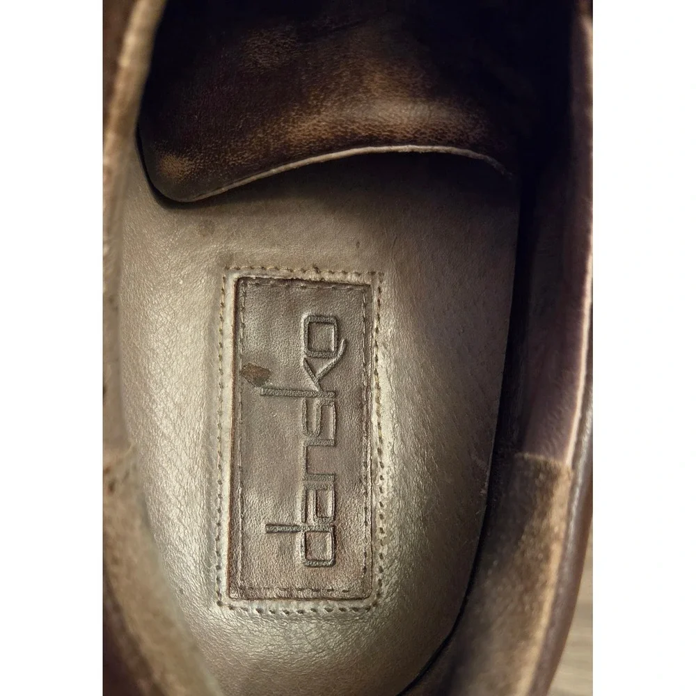 Dansko‎ Wyatt Leather Lace Up Walking Shoes Mens Size 44 US 10.5-11